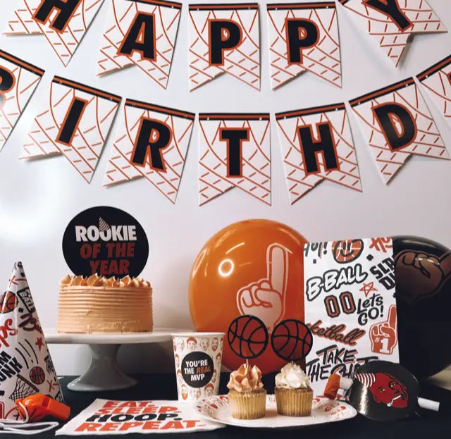The Little Homie Born To Ball Basketball Party Kit