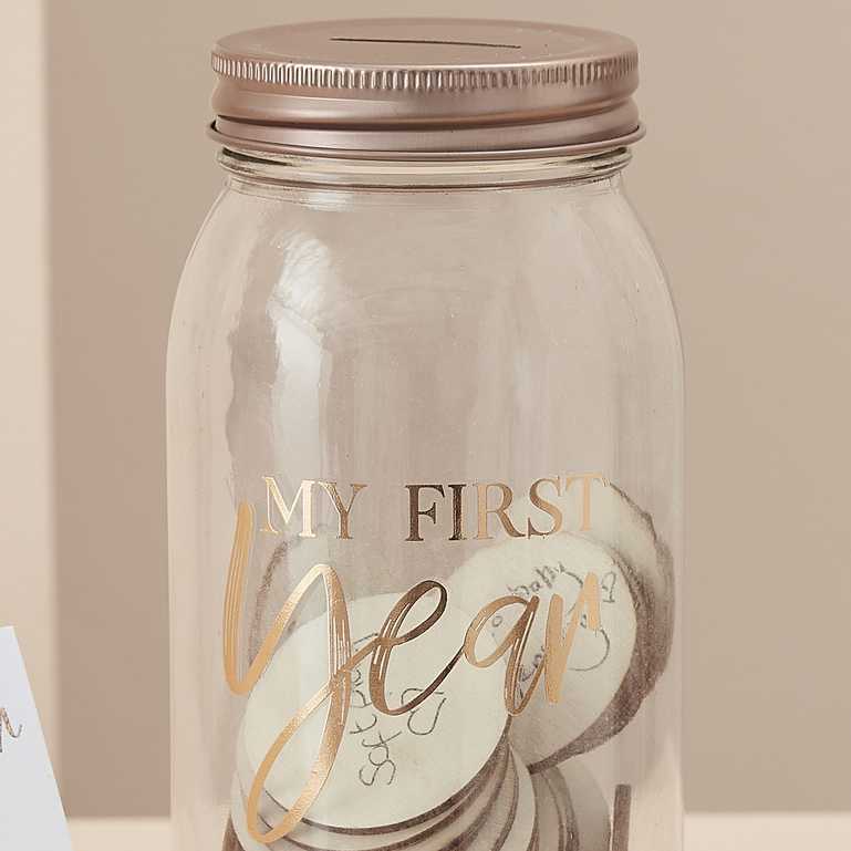 baby shower gender reveal my first years ideas for things to do with the baby jar family friends guest keepsake memery book