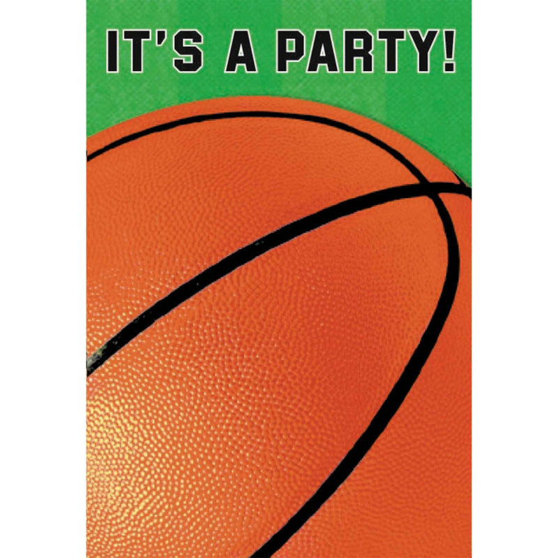 basketball birthday party invitations