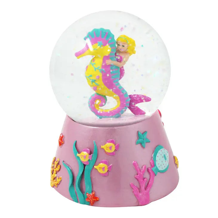 Wish Upon a Starfish Magical Musical Glitter Snow Globe