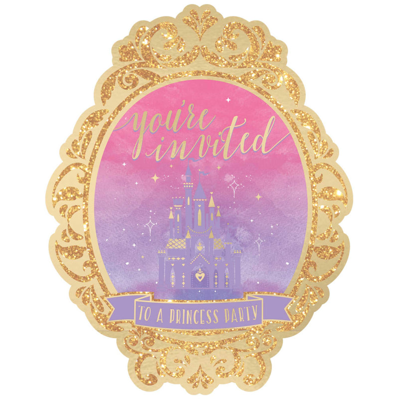 Disney Princess Once Upon A Time Party Invitations