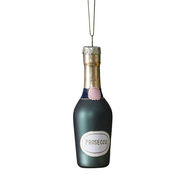 Novelty Prosecco Champagne Bottle Hanging Christmas Tree Ornament