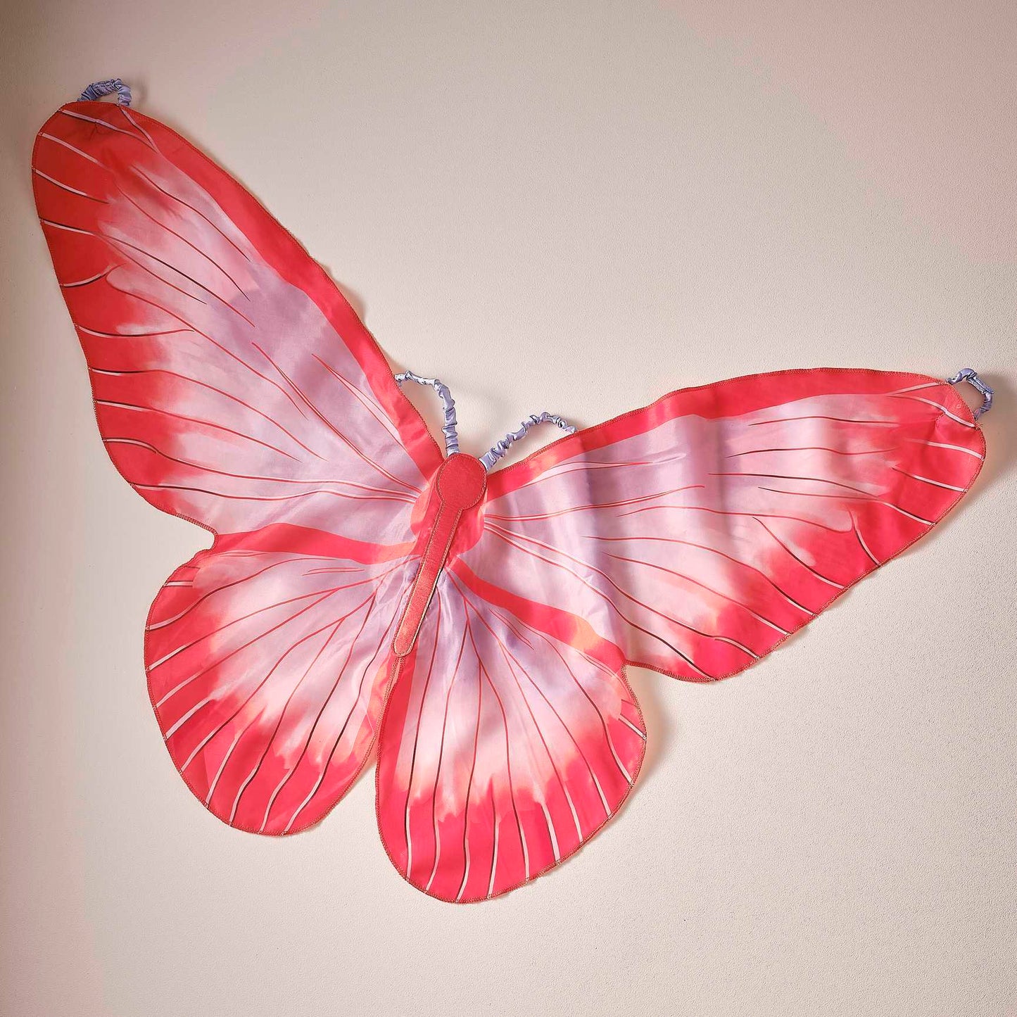 Red & Lilac Kids Butterfly Wings Costume