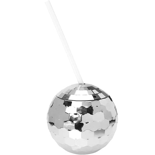 Silver Disco Ball Drink Bottle