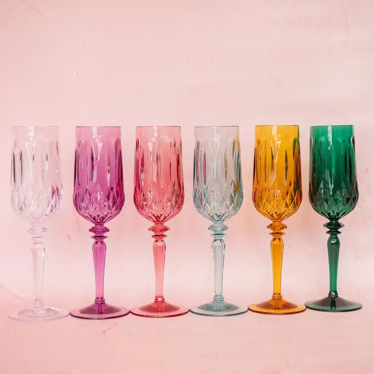 Sweet Lilac Champagne Flute - Set of 4