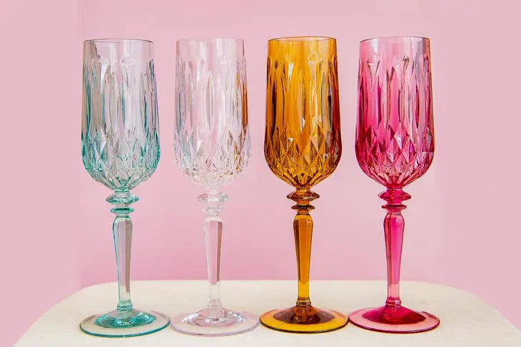 Sweet Lilac Champagne Flute - Set of 4