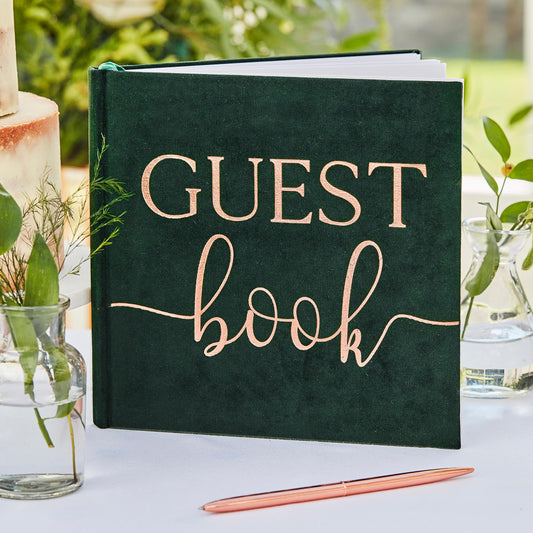 green velvet guest book wedding bridal shower hens party baby shower keepsake memories