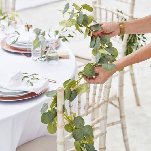 wedding eucalyptus artifical foilage fake table decorations