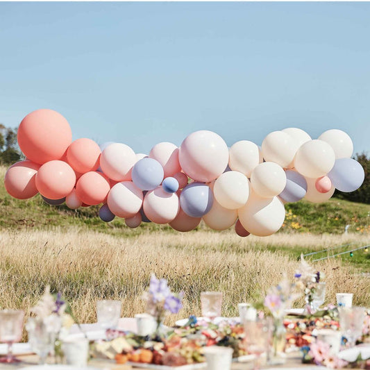 Pastel Boho Bride DIY Balloon Garland Kit