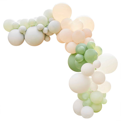 Sage and Nude Balloon Garland Arch Kit