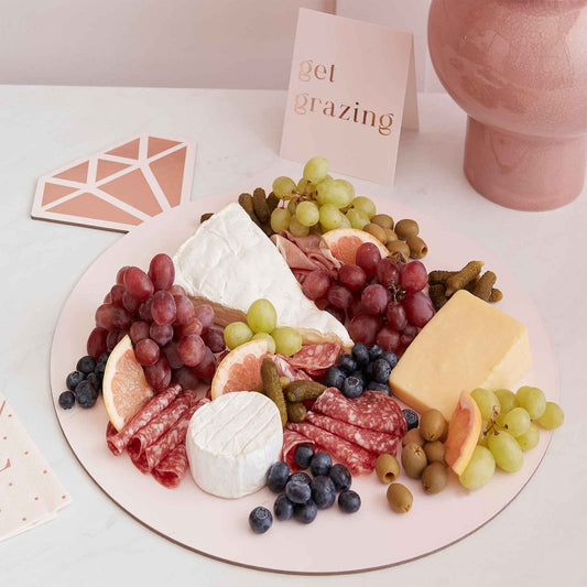 Blush Hen Diamond Ring Grazing Board