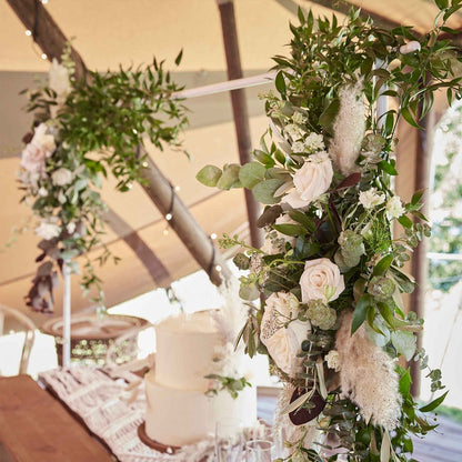 wedding table frame decoration hanging