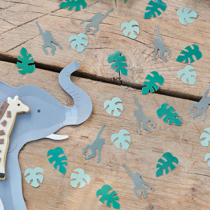 Wild Jungle Theme Party Table Scatter Confetti