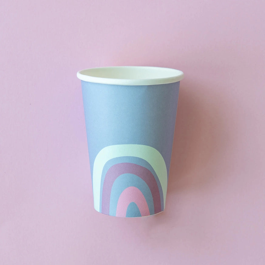 Rainbow Bloom Paper Party Cup