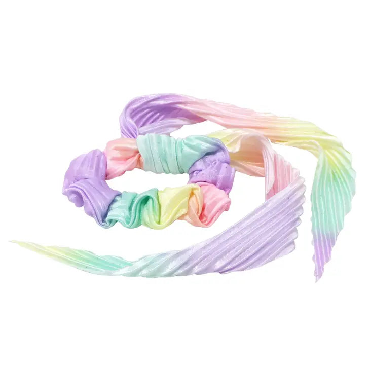 Unicorn Pastel Rainbow Hair Scrunchie