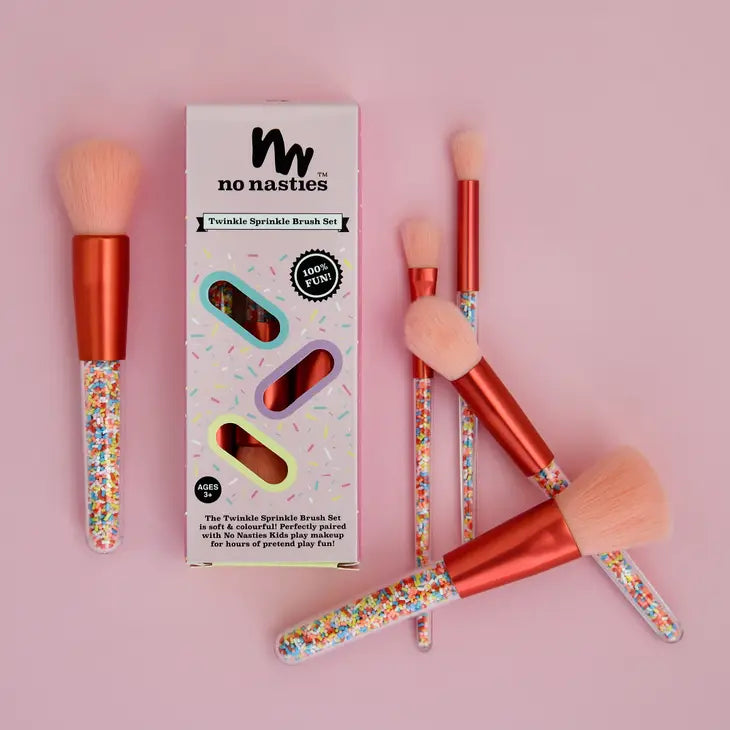 No Nasties Twinkle Sprinkle Makeup Brush Set