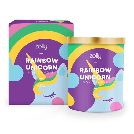 Rainbow Unicorn Soy Candle