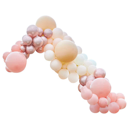 Luxe Peach, Nude & Rose Gold DIY Balloon Garland Kit