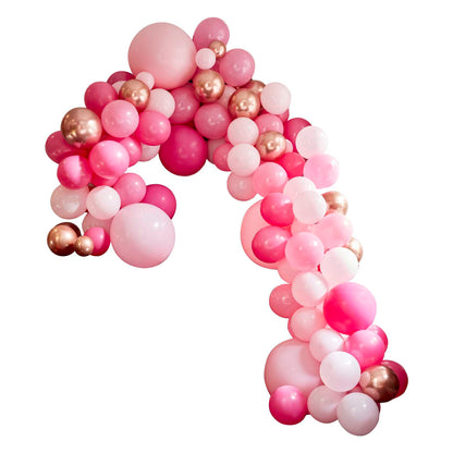 Luxe Hot Pink & Rose Gold DIY Balloon Garland Kit