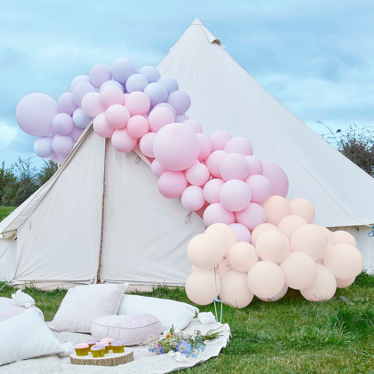 Luxe Pastel Pink & Purple DIY Balloon Garland Kit