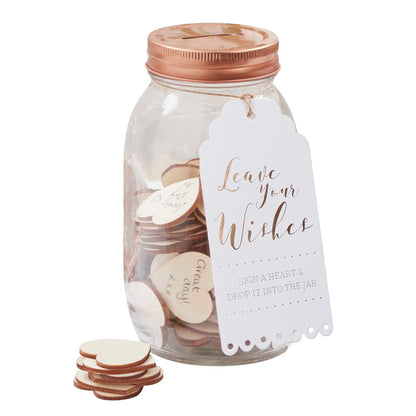 Beautiful Botanics Wedding Guest Wishes Jar