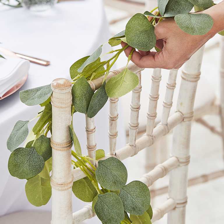 wedding eucalyptus artifical foilage fake table decorations