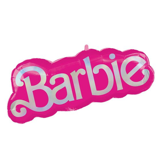 barbie birthday party theme jumbo balloon hot pink party decoration logo