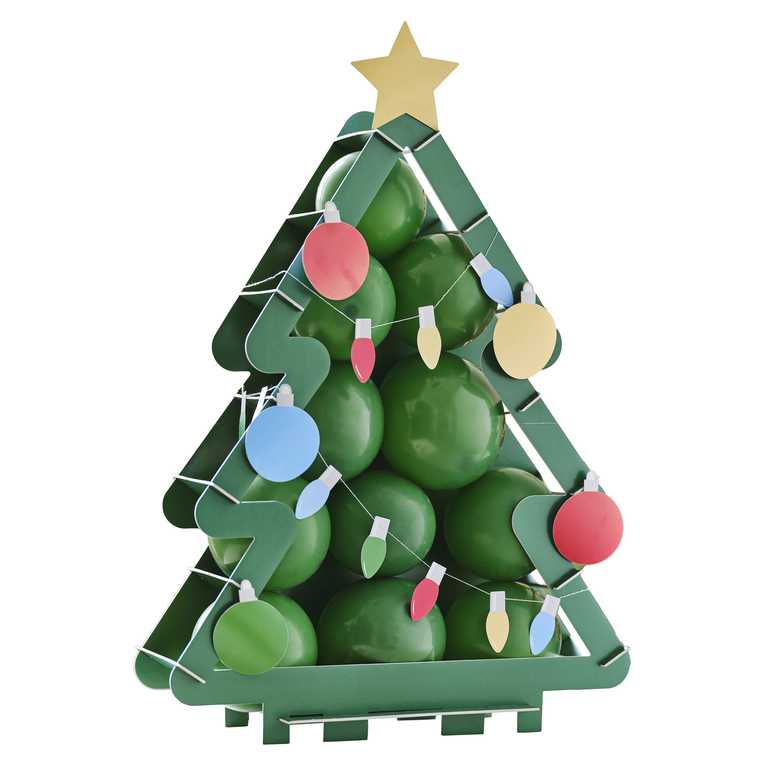 Christmas Tree Balloon Mosaic Party Decoration Kit