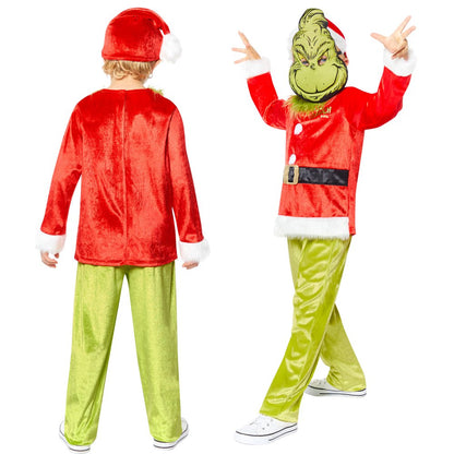 Dr Duess The Grinch Child Kid Size Costume