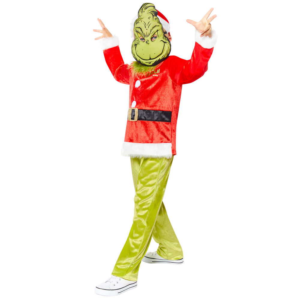 Dr Duess The Grinch Child Kid Size Costume