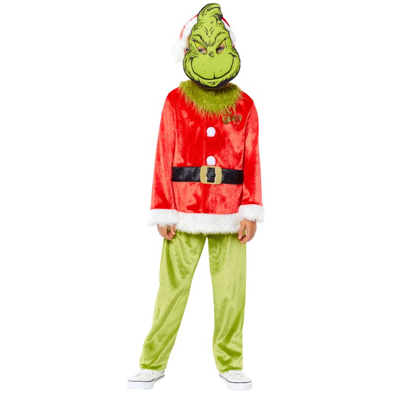 Dr Duess The Grinch Child Kid Size Costume