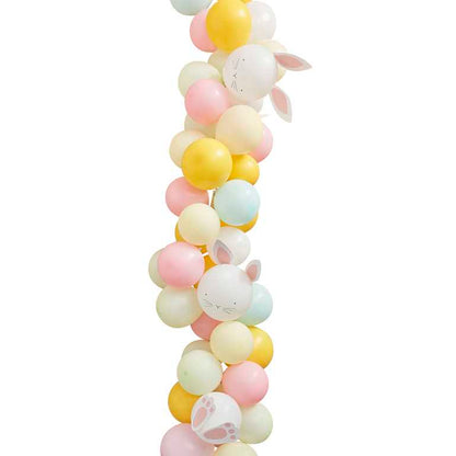 Easter Bunnies Balloon Runner Table Decoration