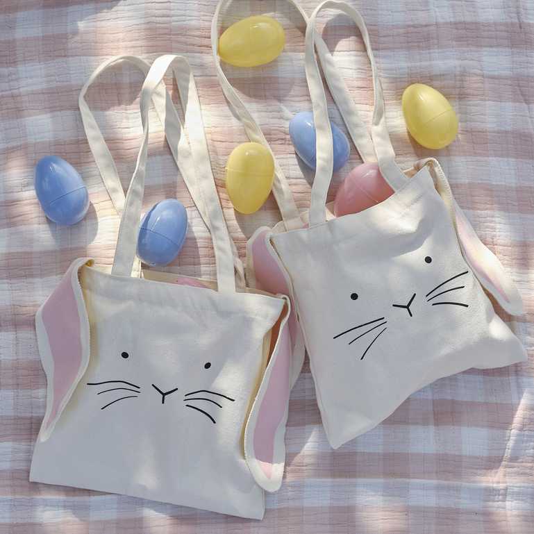 Easter Egg Hunt Bunny Ears Tote Bag