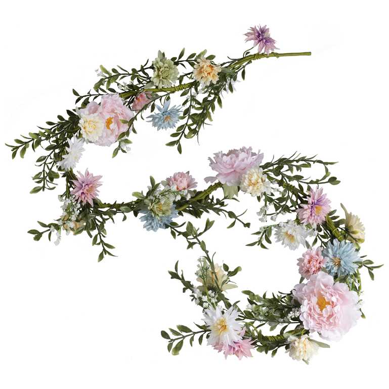 Easter Spring Floral Flower Table Garland Decoration