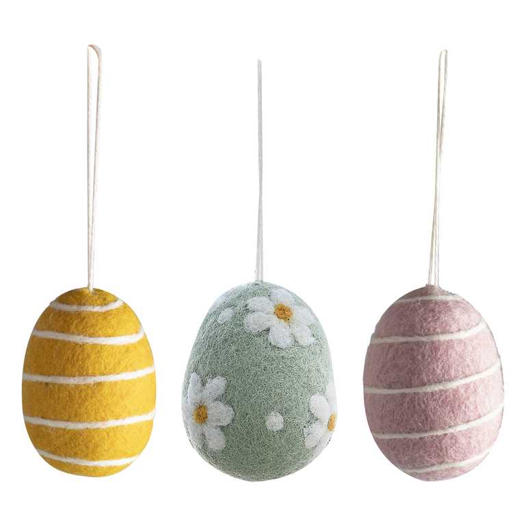 Felt Easter Egg Tree Decorations