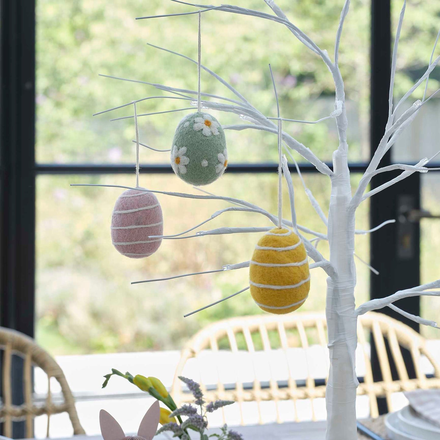 Felt Easter Egg Tree Decorations