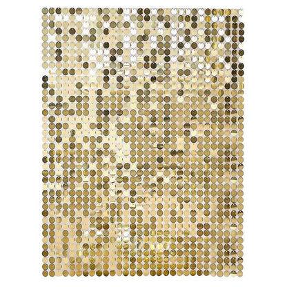 Gold Shimmer Backdrop Wall Panels