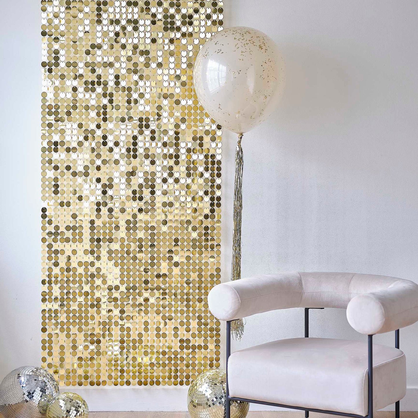 Gold Shimmer Backdrop Wall Panels