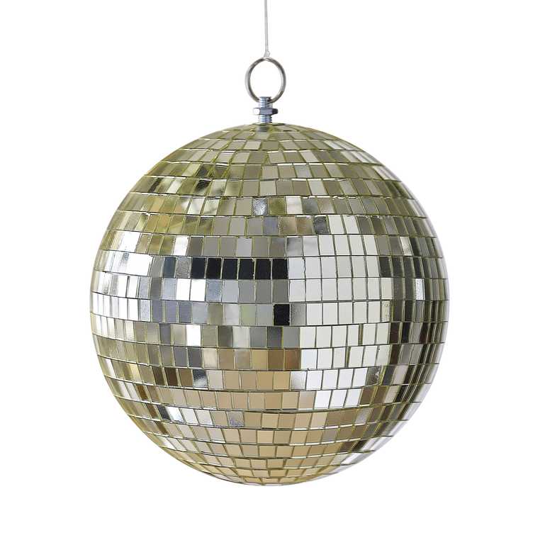 Gold Mirror Medium Hanging Disco Ball