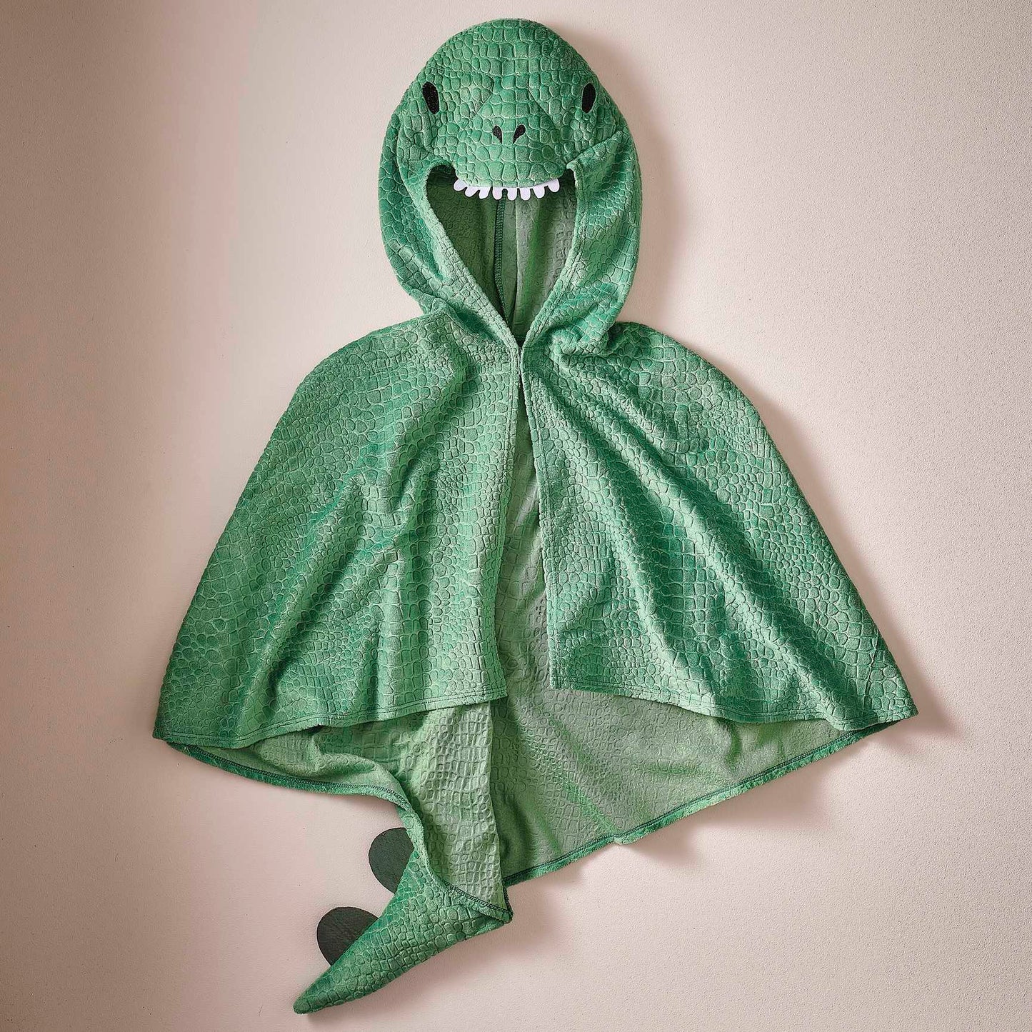 Green Dinosaur Kids Cape