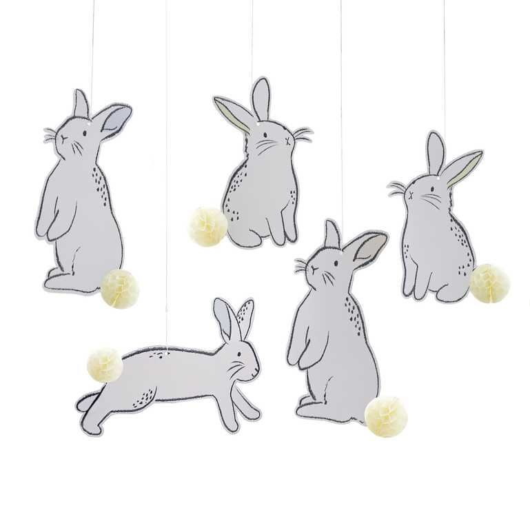 hanging Easter Bunny Ceiling Decorations