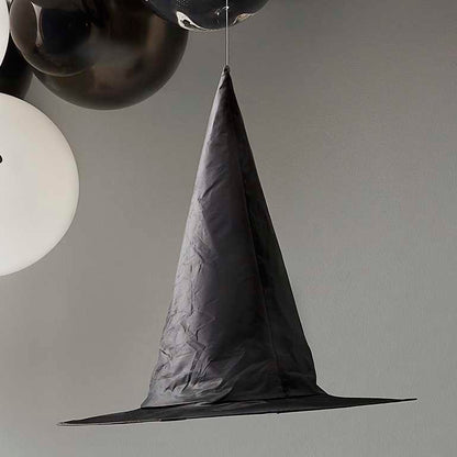 Hanging black witch hats halloween decorations decor trick or treat