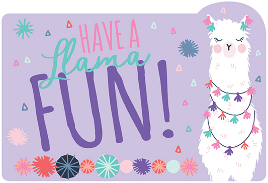 Have a Llama Fun Birthday Party Invitations Pack