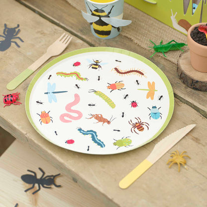 Insect & Bugs Paper Birthday Party Plates