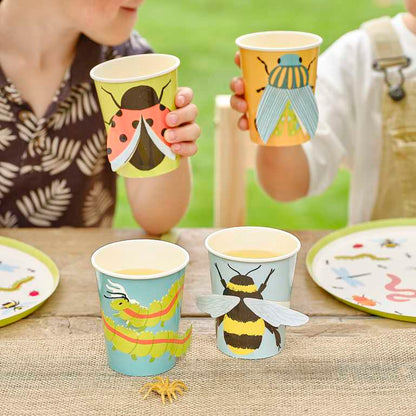 Insect & Bugs 3D Pop Out Paper Birthday Party Cups