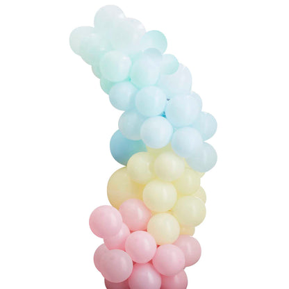 Pastel Rainbow DIY Balloon Arch Garland Kit