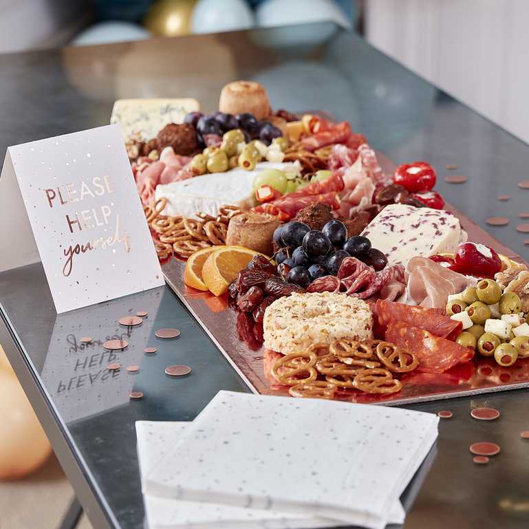 Rose Gold Grazing Board