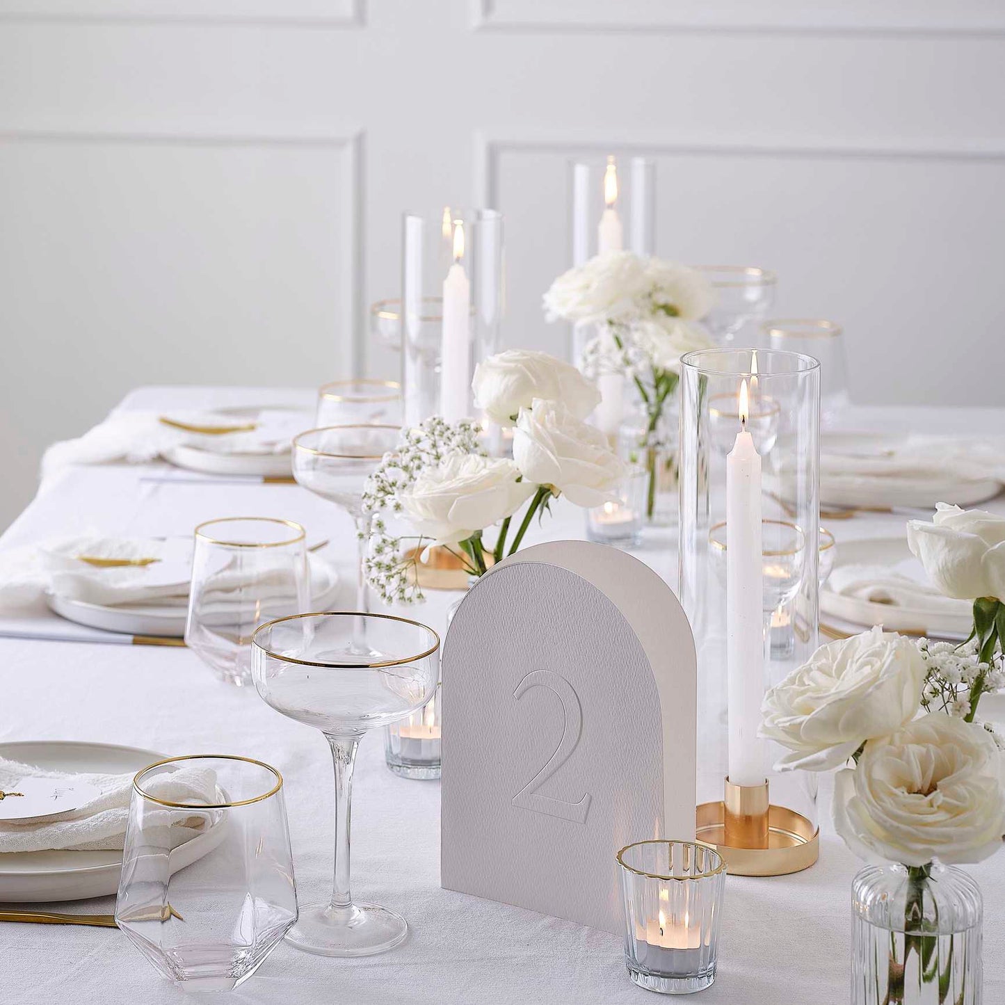 Modern Luxe White & Cream Balloon Garland with Pearls