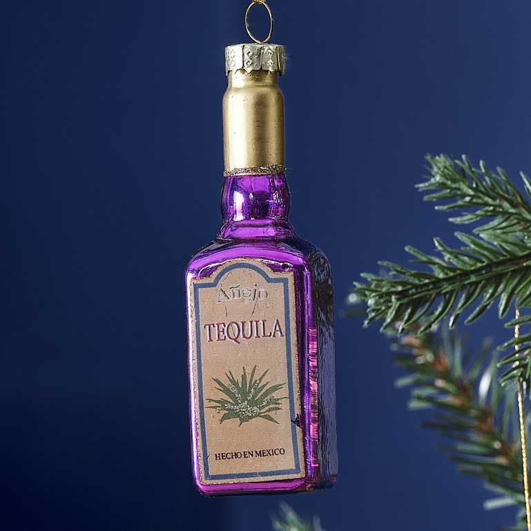 Novelty Tequila Hanging Christmas Tree Ornament