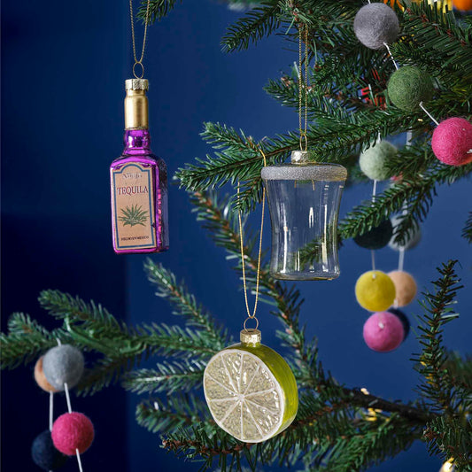 Novelty Tequila Hanging Christmas Tree Ornament